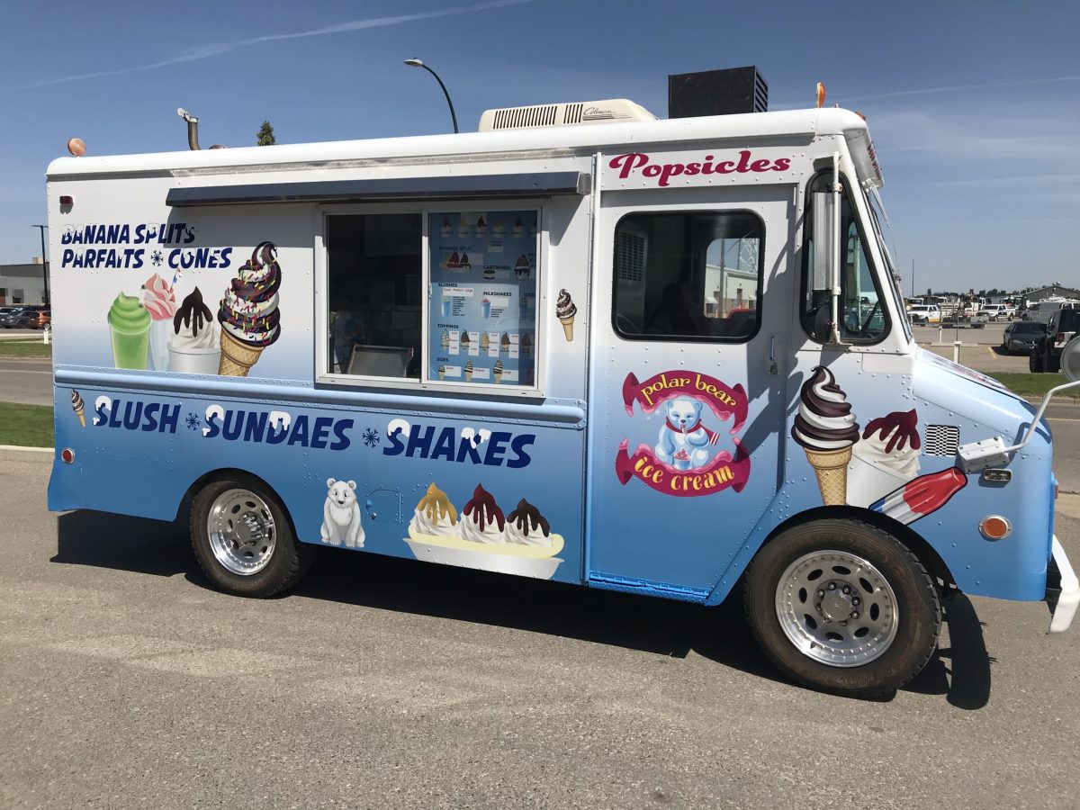 Full Color Ice Cream Truck Wrap